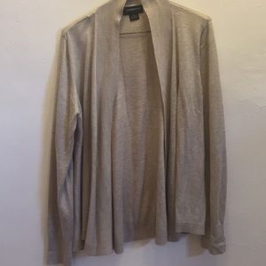 Liz Claiborne tan cardigan